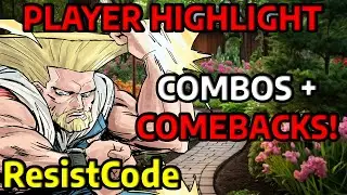 🔥STREET FIGHTER 6 ➥ ResistCode (GUILE ガイル) COMBO HIGHLIGHTS + COMEBACKS WITH GUILE THEME🔥