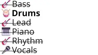 Cause This Is Just What I Wanted (Main Way Version) drum stem
