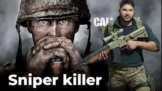 COD WW2 sniper stealth gameplay highlights #trending #viral #shorts #hindi #games 