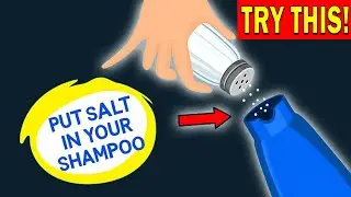 Salt in Shampoo = Hair Miracle! (The 1-Minute Trick Stylists Hide)