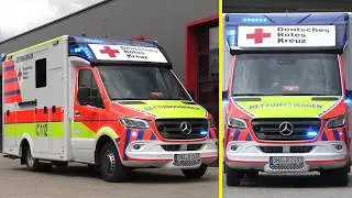 Rettungswagen DRK Osterode - Au&szlig;enansicht & Blaulicht - Mercedes Sprinter/ WAS 500 RTW [2025]