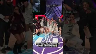 😂 Team pic after Phantom win | basketball #shorts #short #basketball Kelsey Plum Aliyah Boston