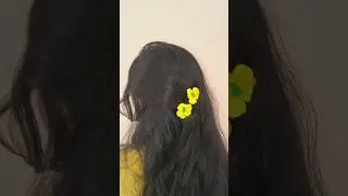 സംഭവം കൊള്ളാല്ലേ 🫶🏼🤍! #diy #hairaccessories #crochet