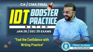 Информация: Группа подготовки к тренингу IDT Booster | Финал CA CS CMA | Экзамены январь 2026 и м...