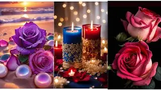 Beautiful flowers pictures / wallpapers / dp images / latest candle wedding decorate ideas
