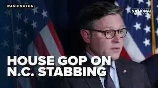 House GOP leadership condemns the N.C. train stabbing