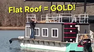 Shanty Boat Storage - When going up is the only option!