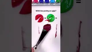 Guess the Final colour? #colourmixing #colors #satisfying #guess #guessthecolour #paintmixing #viral