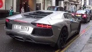 ARAB Lamborghini Aventador - CRAZY REVVING!!!