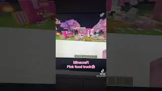 Minecraft food truck🌸 #minecraft #minecraftbuilds #coquette #minecraftcoquette
