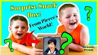 Korean and Japanese Surprise Snack Swap Box From Pierce's World! Kids Taste Test