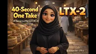 Рынок Аль-Кайсария в 3D | Анимационный фильм &laquo;40-е годы&raquo; в стиле Pixar | Топаз AI 4K | ЛТХ-2