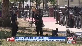 Bill says homeless have right to be on the street