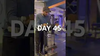 Day 45/90 Weight Gain challenge, full body workout #trending #fitness #workout #viral #minivlog