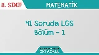 Matematik 41 Soruda LGS  -1