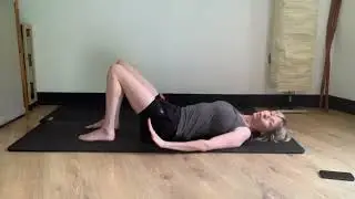 Simple and effective exercise for lower back tension (Pelvic rocking / tilts)