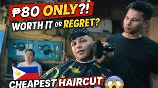 ₱80 Haircut in the Philippines 😱 | Worth It or Regret?