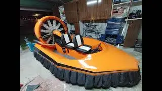 Homemade hovercraft build video of the PMR1.