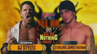 WORLD TITLE TOURNAMENT: AJ Styles vs. Sterling James Keenan