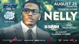 Radio Now 98.9's Birthday Bash Show Promo Featuring Nelly Miles Arnell and B Simm