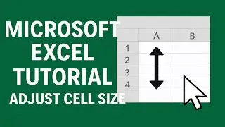 How to Adjust Cell Size in Excel | Resize Rows & Columns #excel #advanceexcel #microsoft #skills
