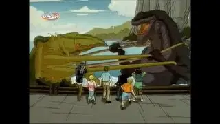 godzilla vs Giant Squids and Crustaceous Rex