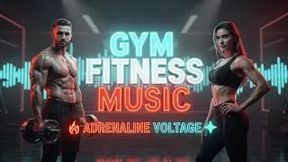 GYM FITNESS MUSIC 💪 – Adrenaline Voltage 🔥 1 Hour Workout Motivation EDM Mix Fitness & Training (4K)