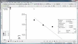 Origin   Linear Fit and Regression Analysis