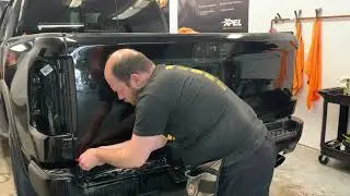 2020 Ram 1500 Rebel tailgate clear bra paint protection film installation Vancouver ClearBra