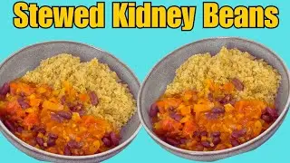 Stewed Kidney beans, easy teasty recipe Jamaica Recipe || Meat Free Monday