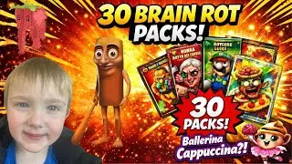 We Opened 30 Italian Brain Rot Card Packs and This Happened | Watson Bear