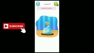 Brain Nurse Tricky Story Level 47 Complete hourglass