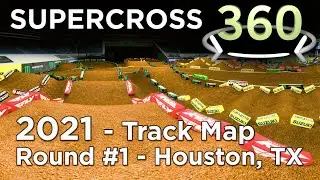 2021 Supercross Houston Track Map NRG Stadium January 16 2021
