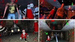 Mini Santa With All New Game Over Scene (PC) The Twins Revolution Christmas Mod Gameplay