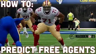 How To Tell Who Is Hitting Free Agency In Madden!