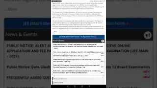 Jee Main 2021 NTA[Result  today ]