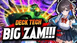О, привет, БОЛЬШОЙ ЗАМ! Технологический набор из 38 карт Red/Green Zeon ► Карточная игра Gundam