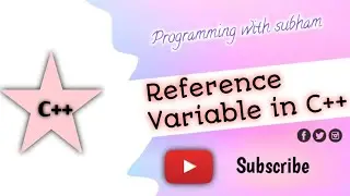 Reference Variable in C++ | What is the reference Variable c++ in hindi