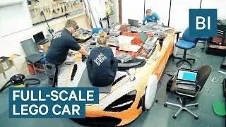 Lego Full-Scale McLaren 720S Built With 280,000 Bricks