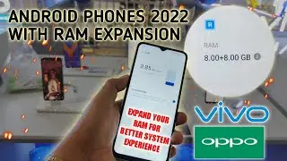 Oppo & Vivo Phones 2022 with RAM EXPANSION / EXTENSION