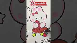 Coloring Bunny #shorts #kidsvideo #howcolor #relaxingvideo #kitty #howtocolorforkids #bunny
