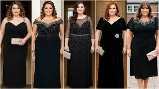 Plus Size Black Mother of the Bride Dresses - Black Formal Dress Ideas for the Mother of the Bride
