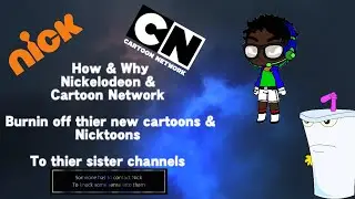 How & Why Nickelodeon & Cartoon Network Burn off thier cartoons to sister channels (commentary)