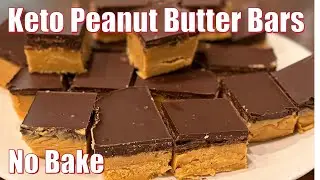 Indulge Guilt Free | Keto Peanut Butter Chocolate Bars