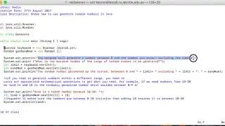 Generate a random number in Java