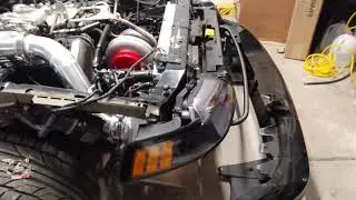 03 Mustang Cobra Single Turbo Setup