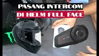 Cara pasang intercom di helm full face #intercom #maxto #mx1 #rsv #rsvhelmet #ffs21