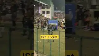 ispl cricket league| ispl trial #shorts #trendingshorts #ispl #cricket #bcci