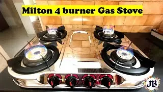 Milton 4 Burner Stainless Steel Gas Stove - Review