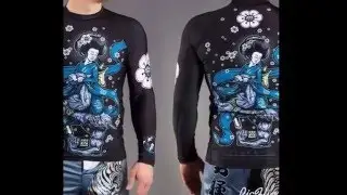 Sublimated fightwear rashguard